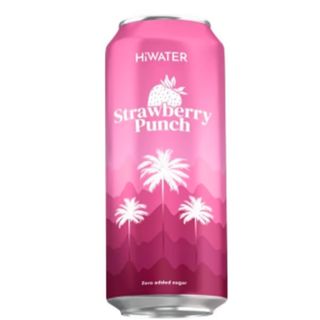 Hiwater Apă de cocos naturală carbogazoasă strawberry punch, 0.32 l