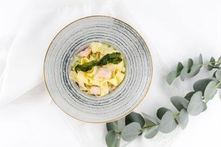 Pappardelle cu somon