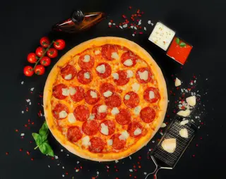 Pizza Chorizo e Gorgonzola Ø 50cm
