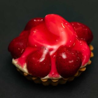 Tartă cu vanilie și căpșuni