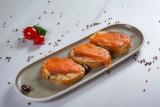 Crostini al salmone afumicato 