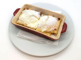 Clătite cu brânză la cuptor