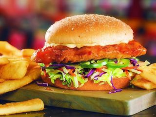 Meniu hamburger de pui