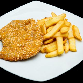 Snitel din piept de pui