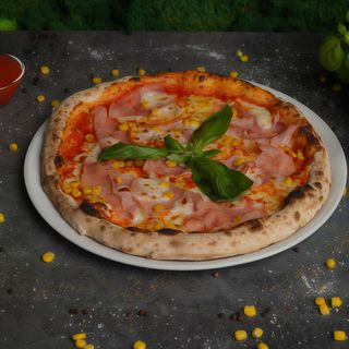 Pizza Cotto e funghi clasica