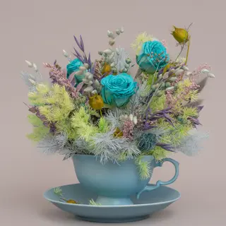 The Garden 's Secret Cups - Albastru Celest