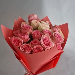 Buchet cu 5 Mini Roze Asortate