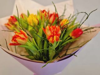 Buchet 15 Lalele Duble