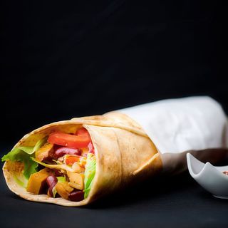 Shaorma vegetariana medie