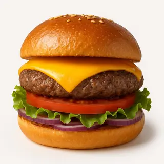 Burger de vită meniu
