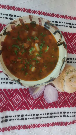 Borş cu fasole