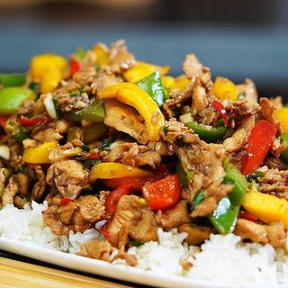 Pulpe de pui caramelizate