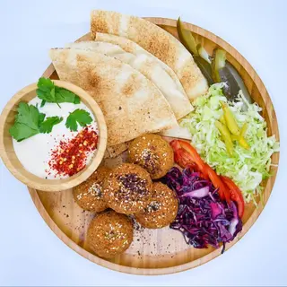 Falafel farfurie (de post) -