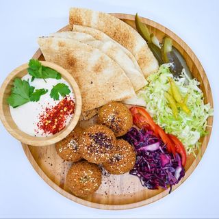 Falafel farfurie (de post) -