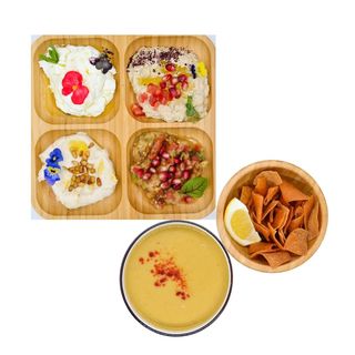 Meniul Zilei - Vegetarian supa linte + mix Za`atar plate -