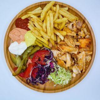 Shaorma pui farfurie -