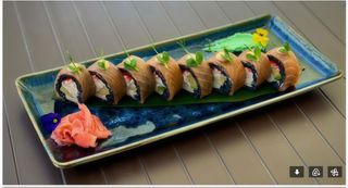 Black Philadelphia rolls