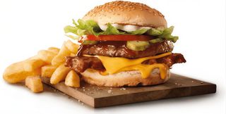 Cheeseburger de vita facut in casa