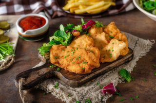 Snitel din piept de pui