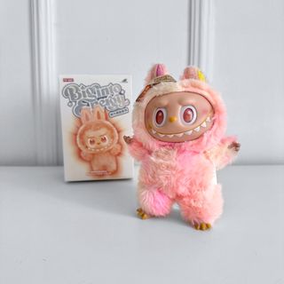 Jucărie din Plus Labubu – Big Into Energy Roz, 15 cm