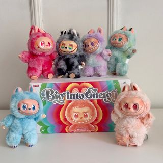 Jucărie Blind Box Labubu – Big Into Energy replica, 15 cm, Set 6 bucăți