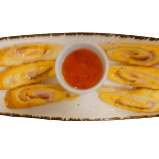 Bread rolls in panko crust