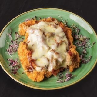 Pork Schnitzel au Gratin