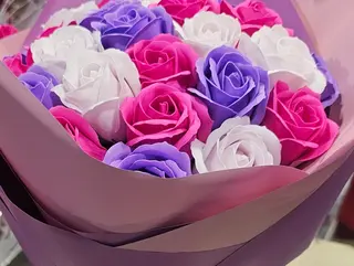 Buchet trandafiri sapun