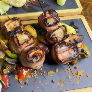 Muschiulet de porc invelit in bacon