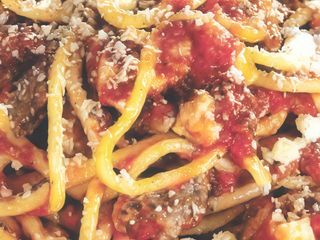 Paste cu carne de vita si porc