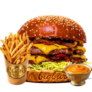 Double Smash Burger Meniu 550g