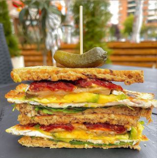 Club sandwich & fries