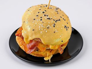 Cheeseburger so cheesy