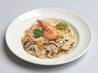 Risotto cu fructe de mare si sofran (450g)