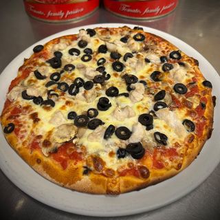 Pizza Vegetariana cu pui Ø 50cm