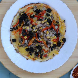 Grande Pizza Vegetariană de Post 50 cm