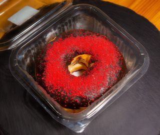 Gogosi cu topping zmeura