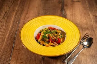 Post - Penne cu legume proaspete - post