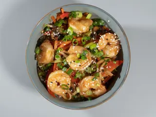 Udon cu creveți tempura