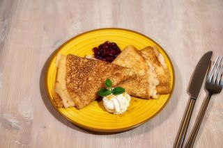 Post - Clătite de post cu căpșuni - post