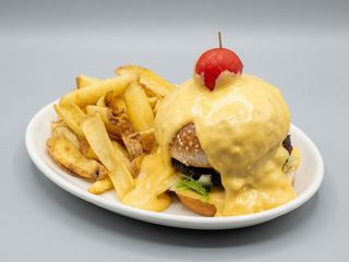BURGER DRIPPING CHEDDAR CHEESE