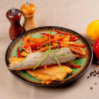 File de pastrav cu legume teriaki