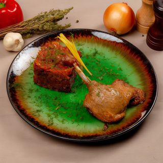 Pulpa de rata la cuptor cu varza calita