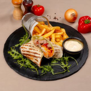 Buritos cu cartofi prajiti