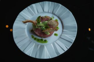 Tartar cu ton cu spuma de castravete