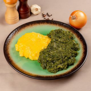 Spanac cu mamaliga