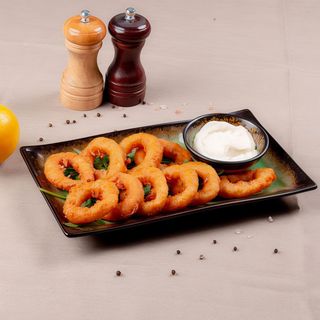 Inele de calamar tempura