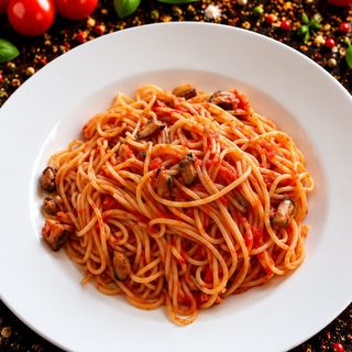Spaghetti cu fructe de mare