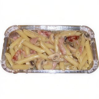 Penne prosciutto con funghi