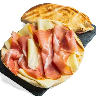 Lipie crocanta cu jambon